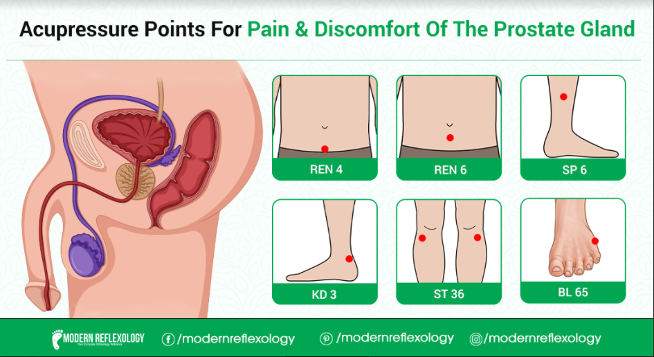 Effective Acupressure Points for Prostate Gland Pain Modern